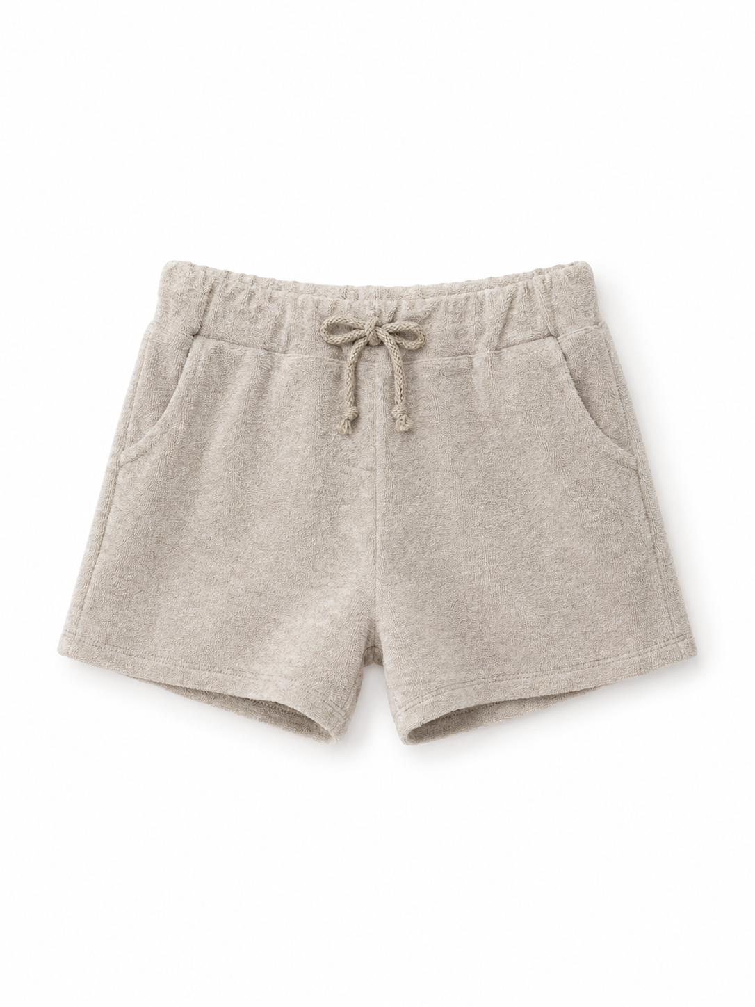 SHORT BIMBO SPUGNA MELANGE AVENA