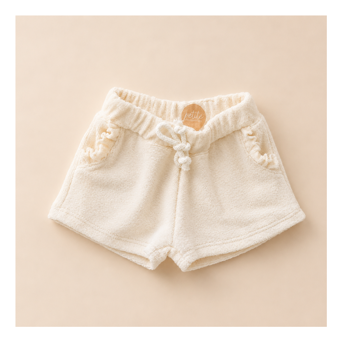 SHORTS IN SPUGNA PANNA