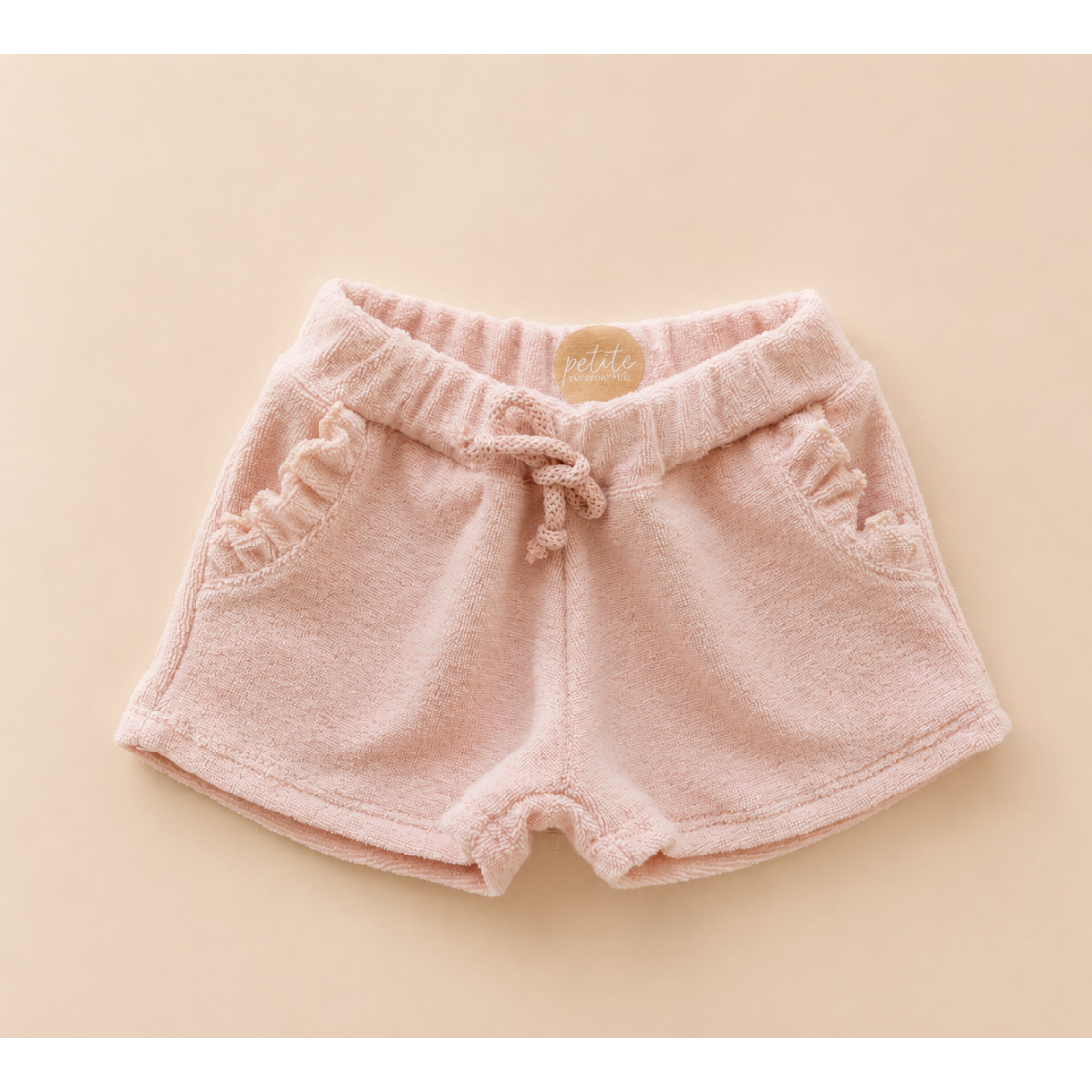 SHORTS IN SPUGNA ROSA
