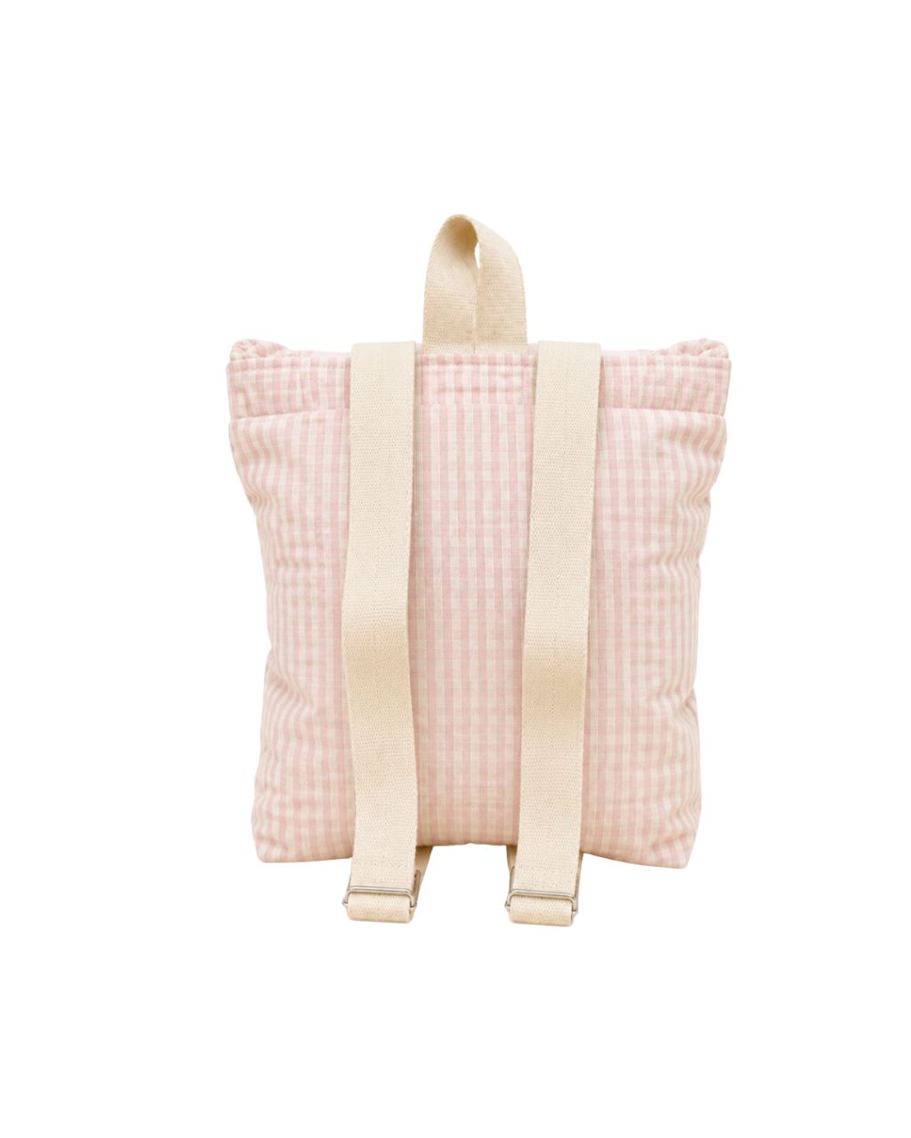 ZAINETTO QUADRETTI ROSA E PANNA