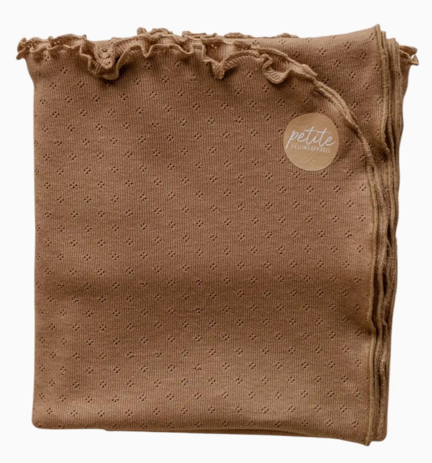 COPERTINA COTONE PONTOILLE MARRONE