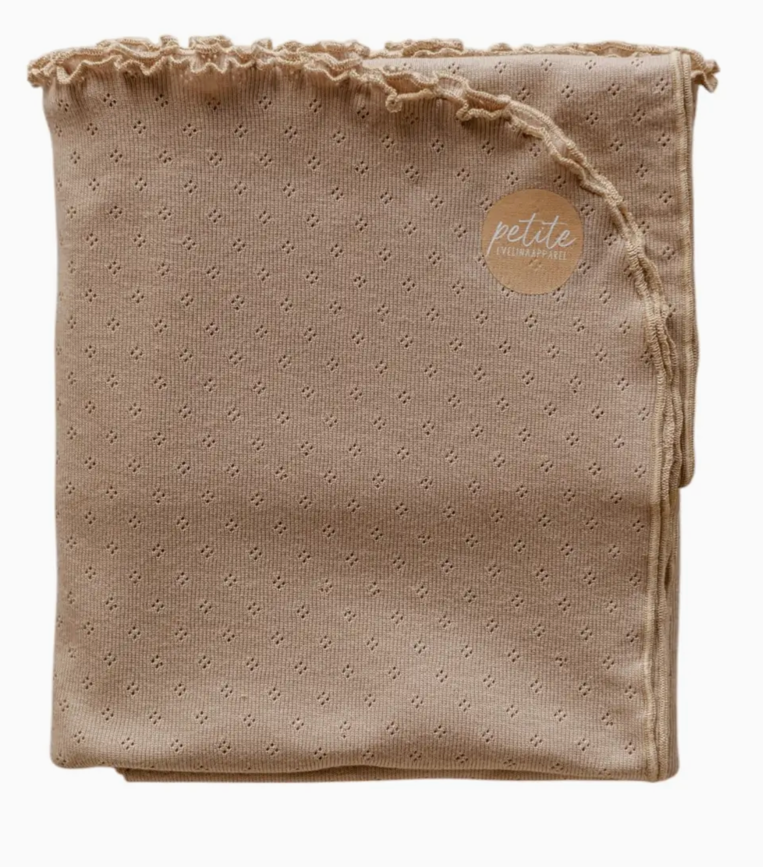 COPERTINA COTONE POINTOLLE BEIGE