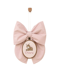FIOCCO NASCITA  PERSONALIZZATO ROSA